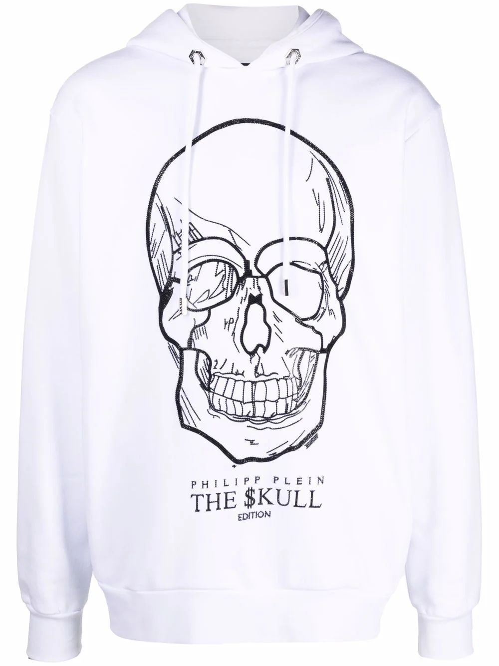크리스탈 skull 풀 오버 후드 - 1