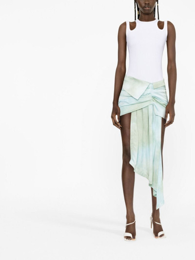 Off-White ombré-effect dual-tone skirt outlook