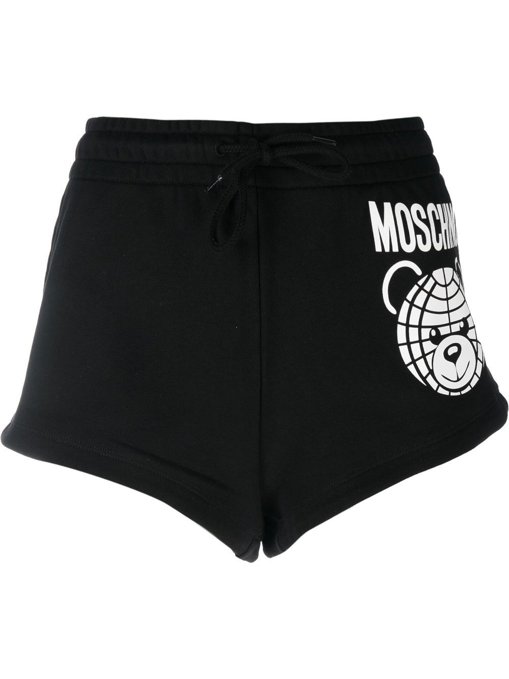 logo print mini shorts - 1