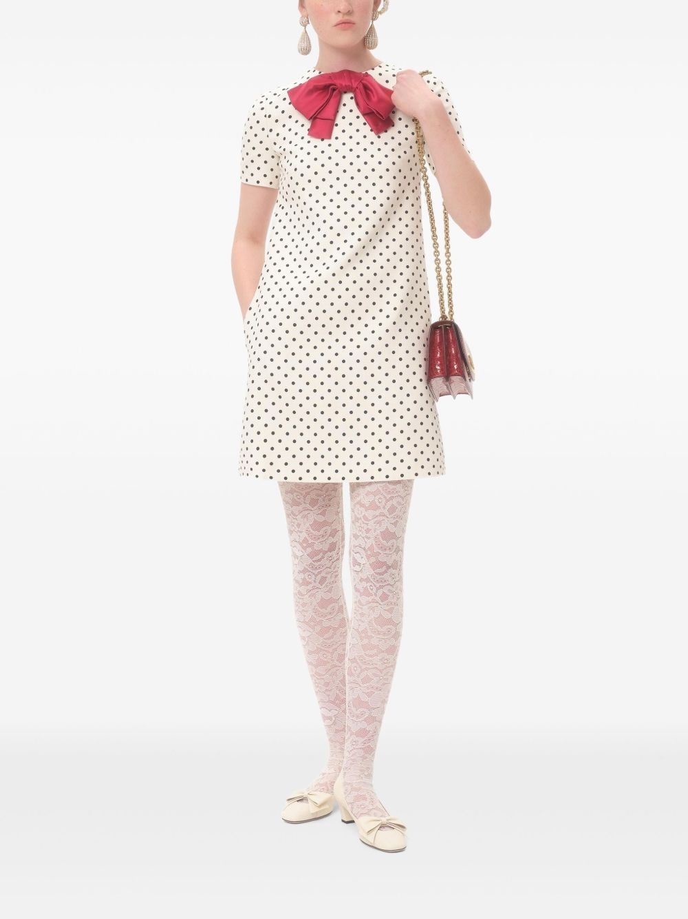 Valentino Women Dotted Mini Dress - 3