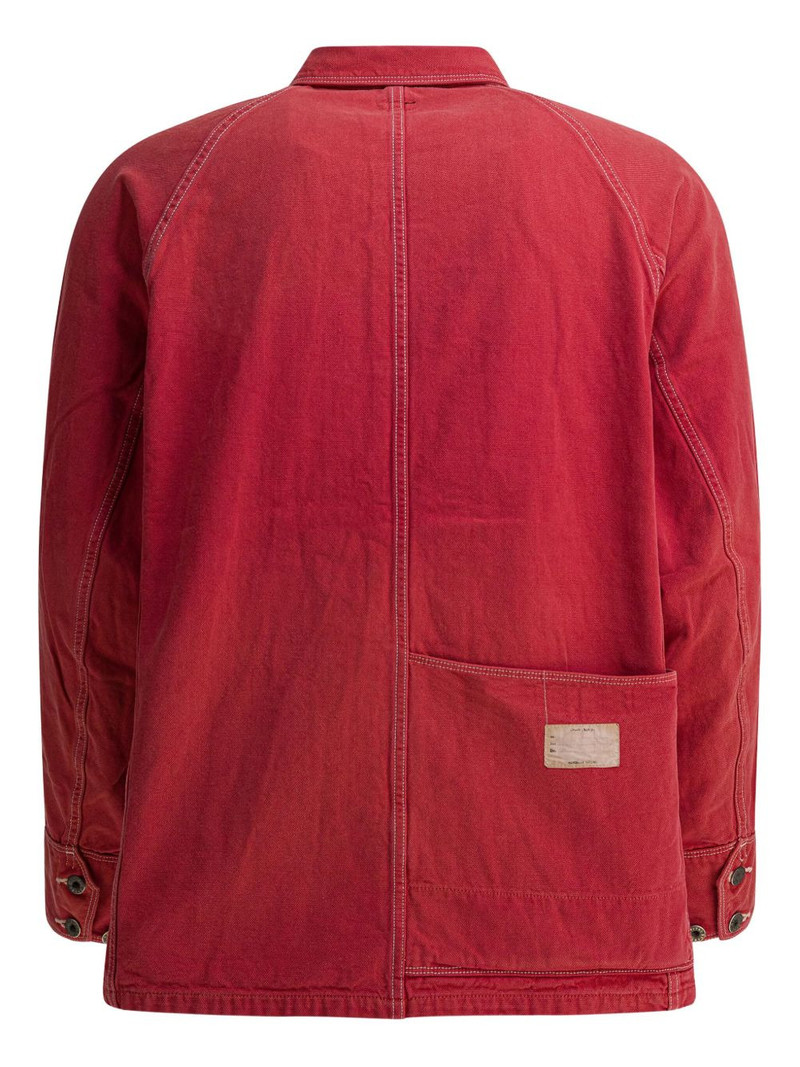 Kapital cotton-twill patch-pocket shirt jacket outlook