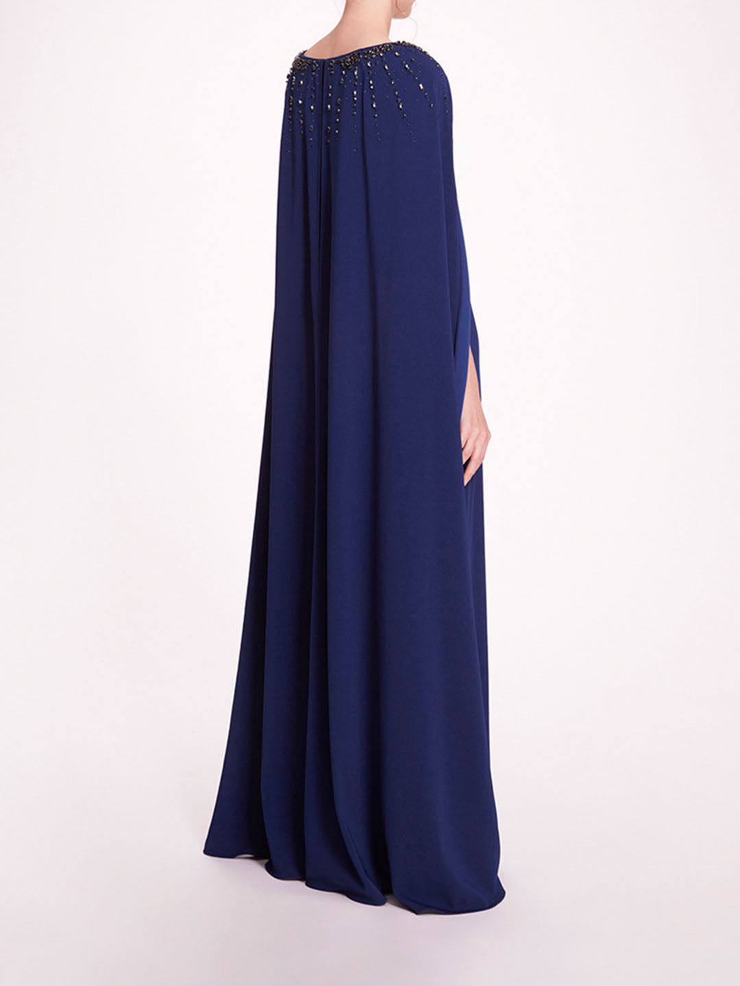 EMBELLISHED CAPE GOWN - 2