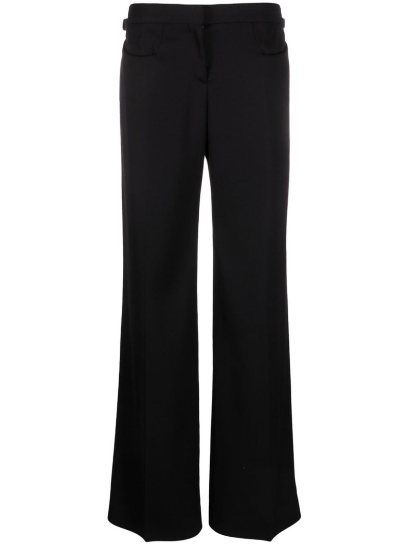 wool straight-leg trousers 1