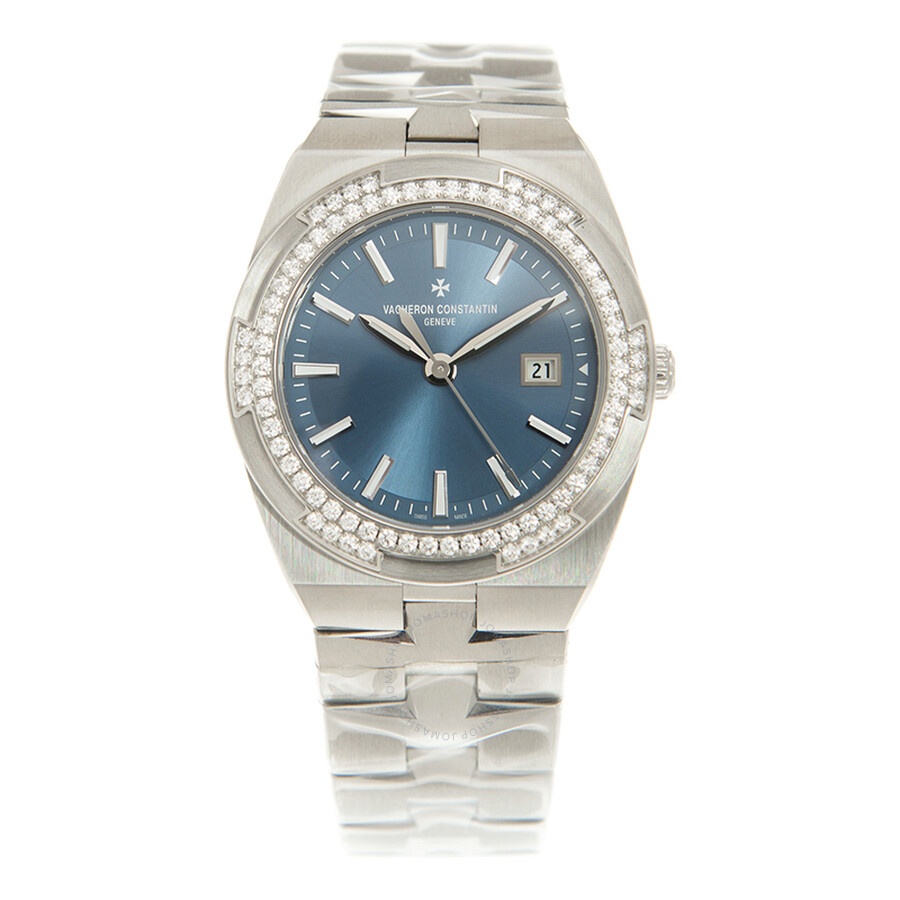Vacheron Constantin Overseas Quartz Diamond Blue Dial Ladies Watch 1205v/100A-B590 - 2