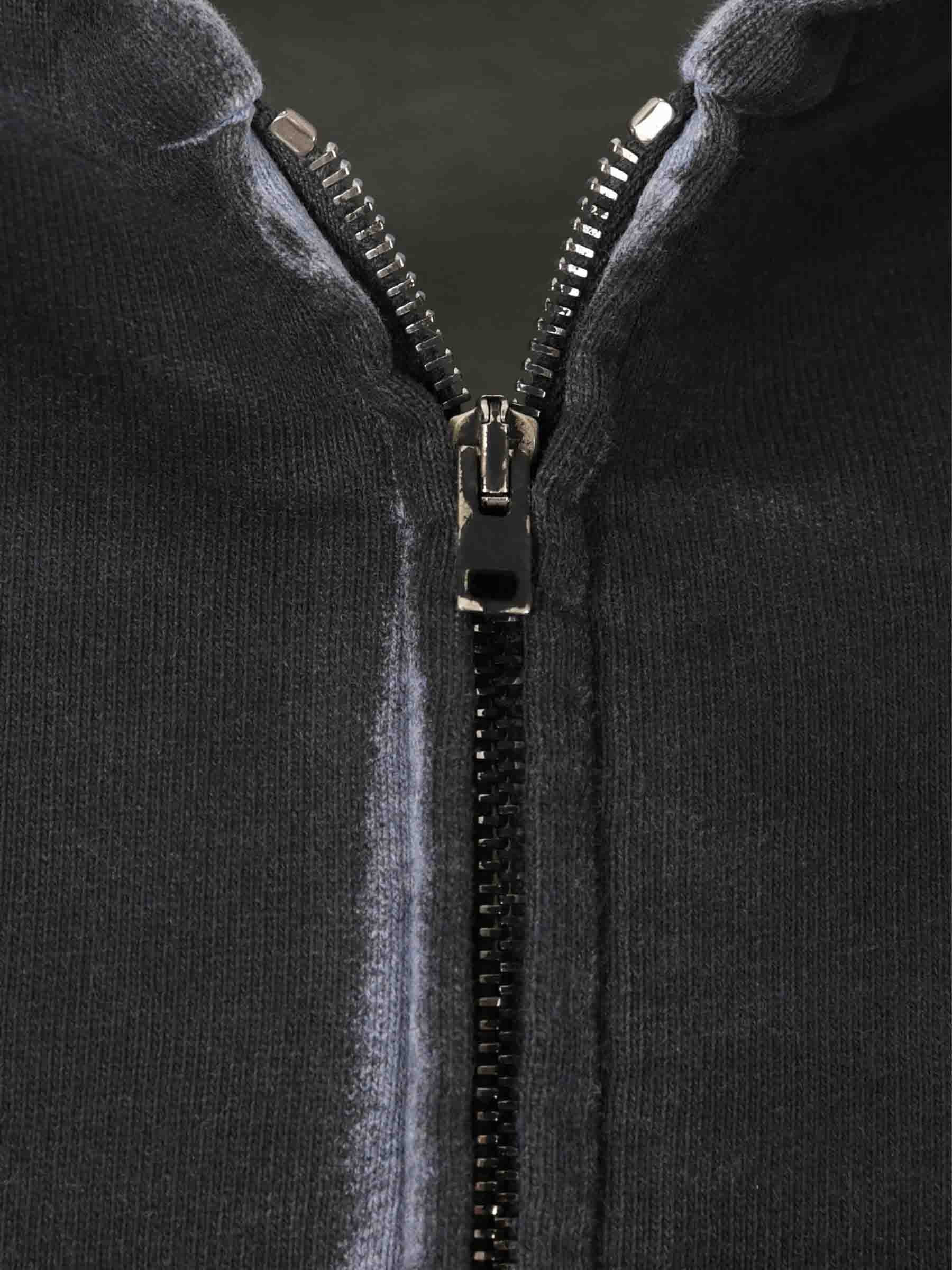 HOODED ZIPPER SWEATSHIRT - 3