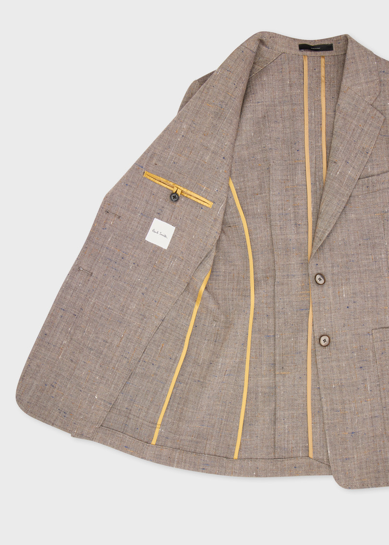 Women's Unlined Grey Flecked Tweed Blazer 4