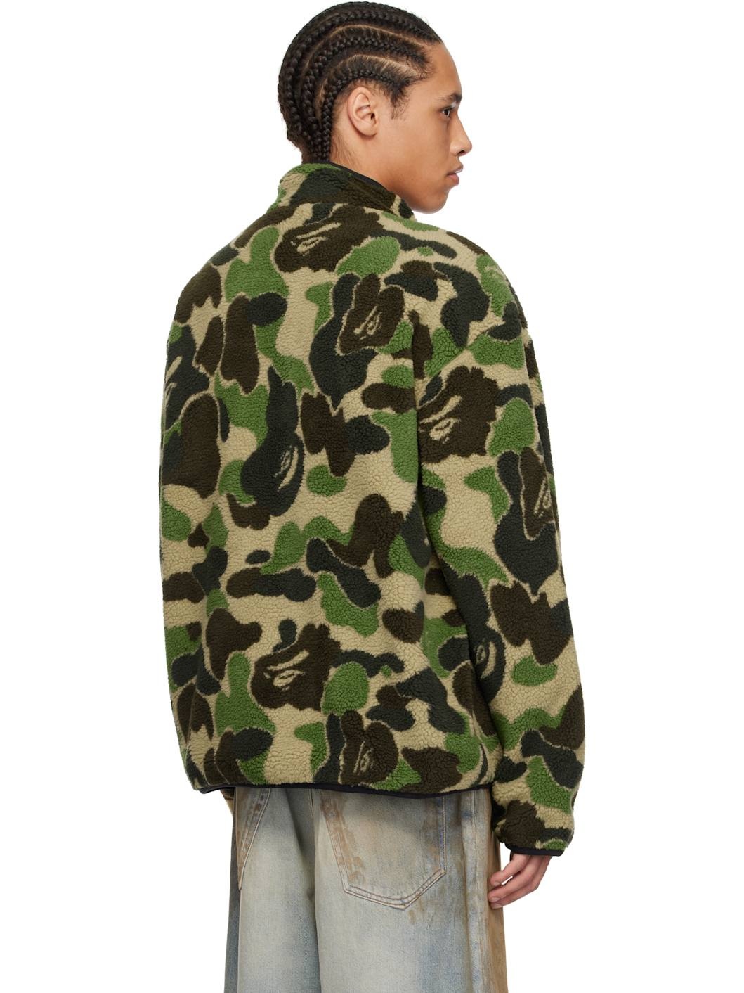 Green ABC Camo Boa Ripstop Reversible Jacket - 3