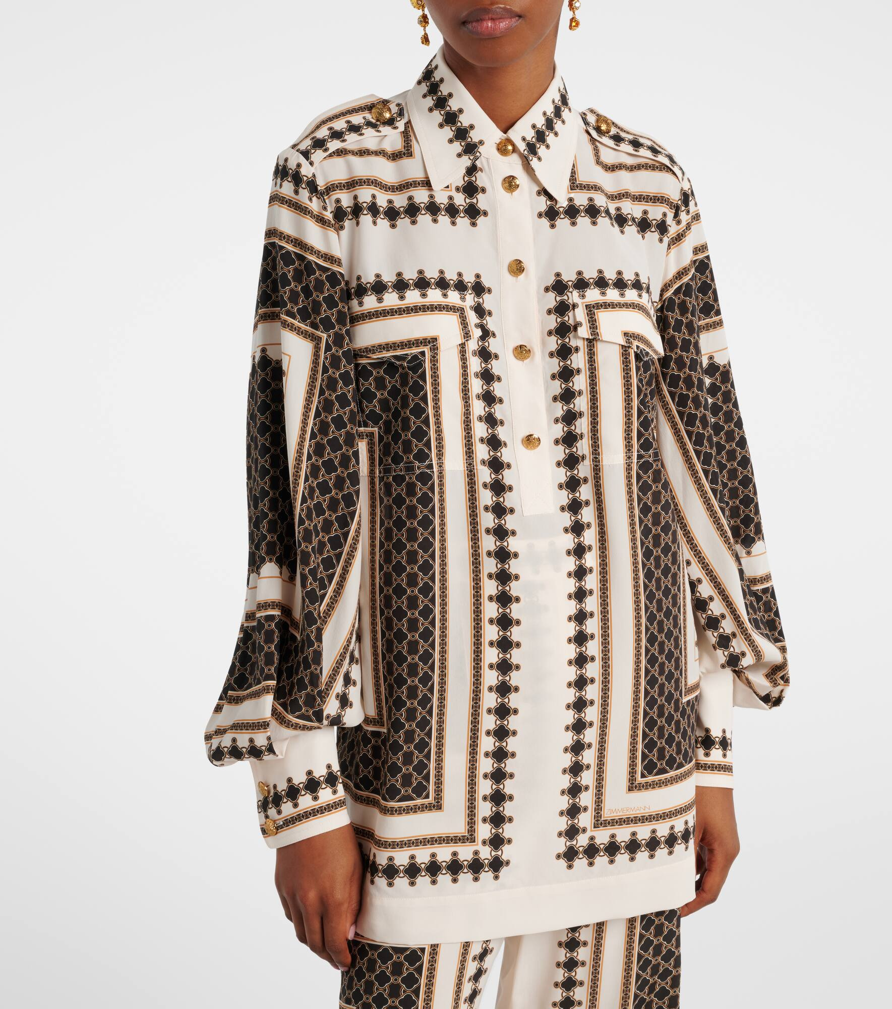 Printed blouse - 6