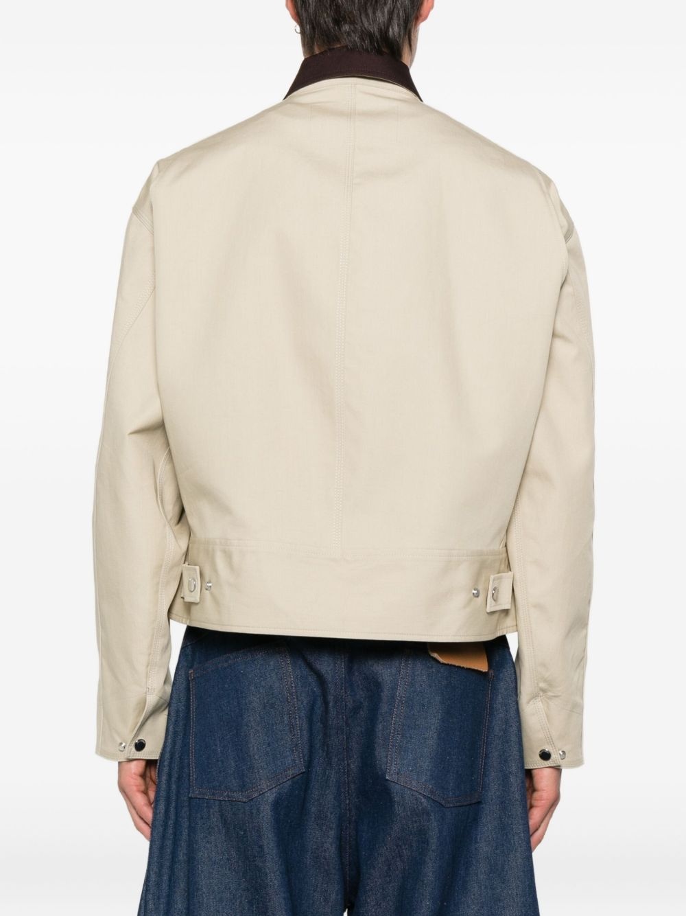 peplum-hem jacket - 4