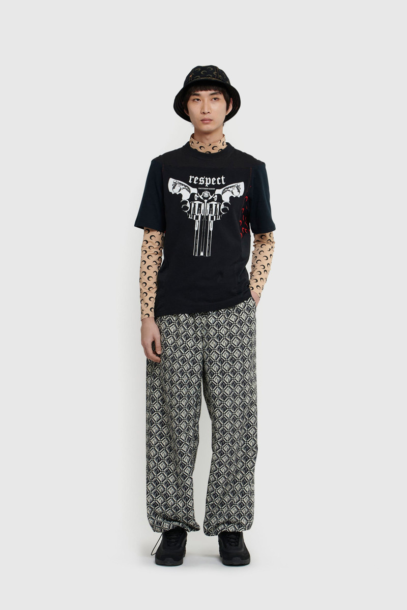 Marine Serre Unisex Moon-Panel Graphic T-Shirt outlook