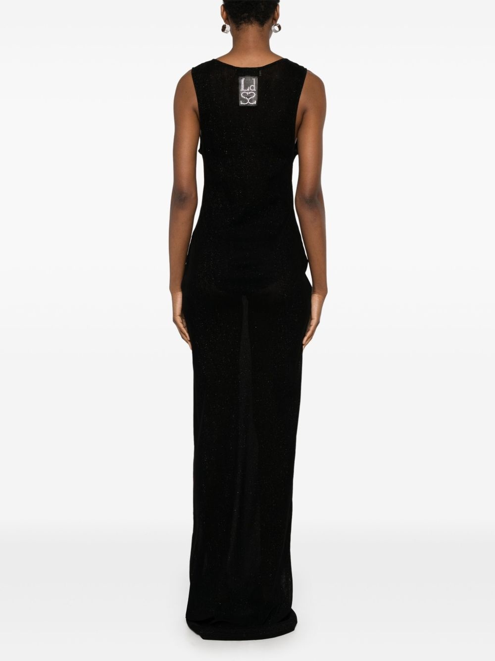 velvet tank maxi dress - 4