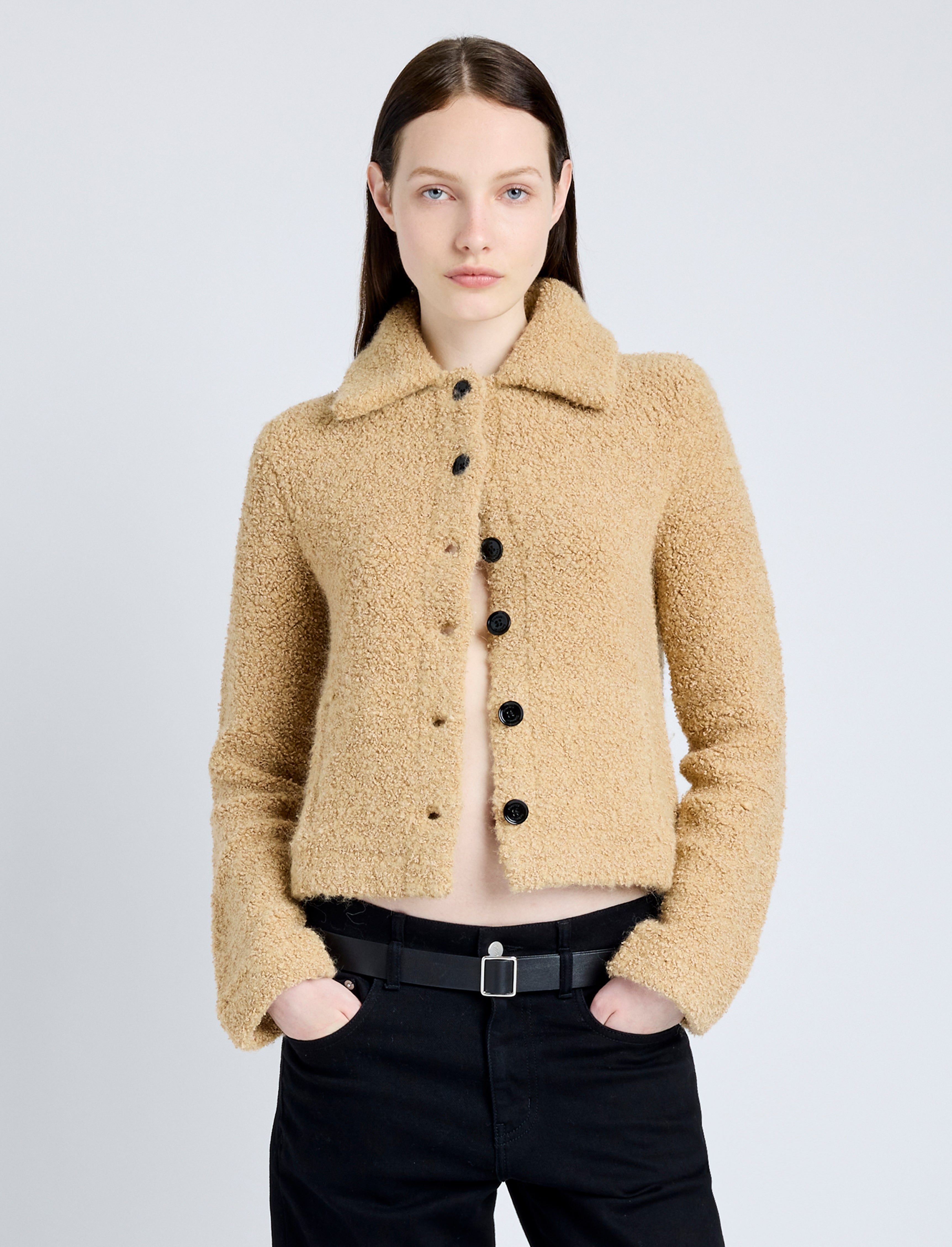 Sylvie Jacket in Loop Boucle Knit - 2