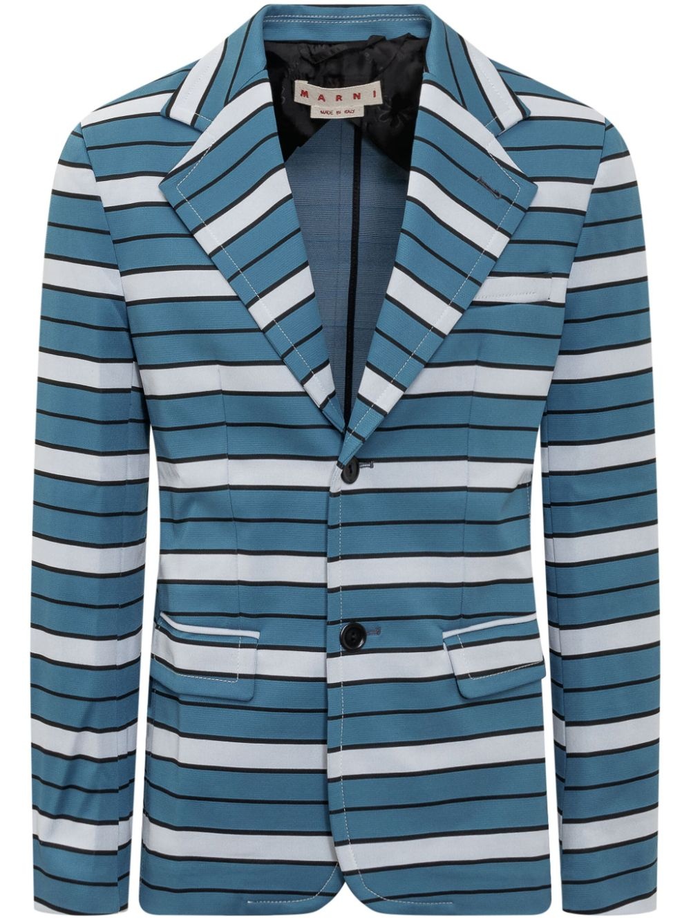 striped blazer - 1