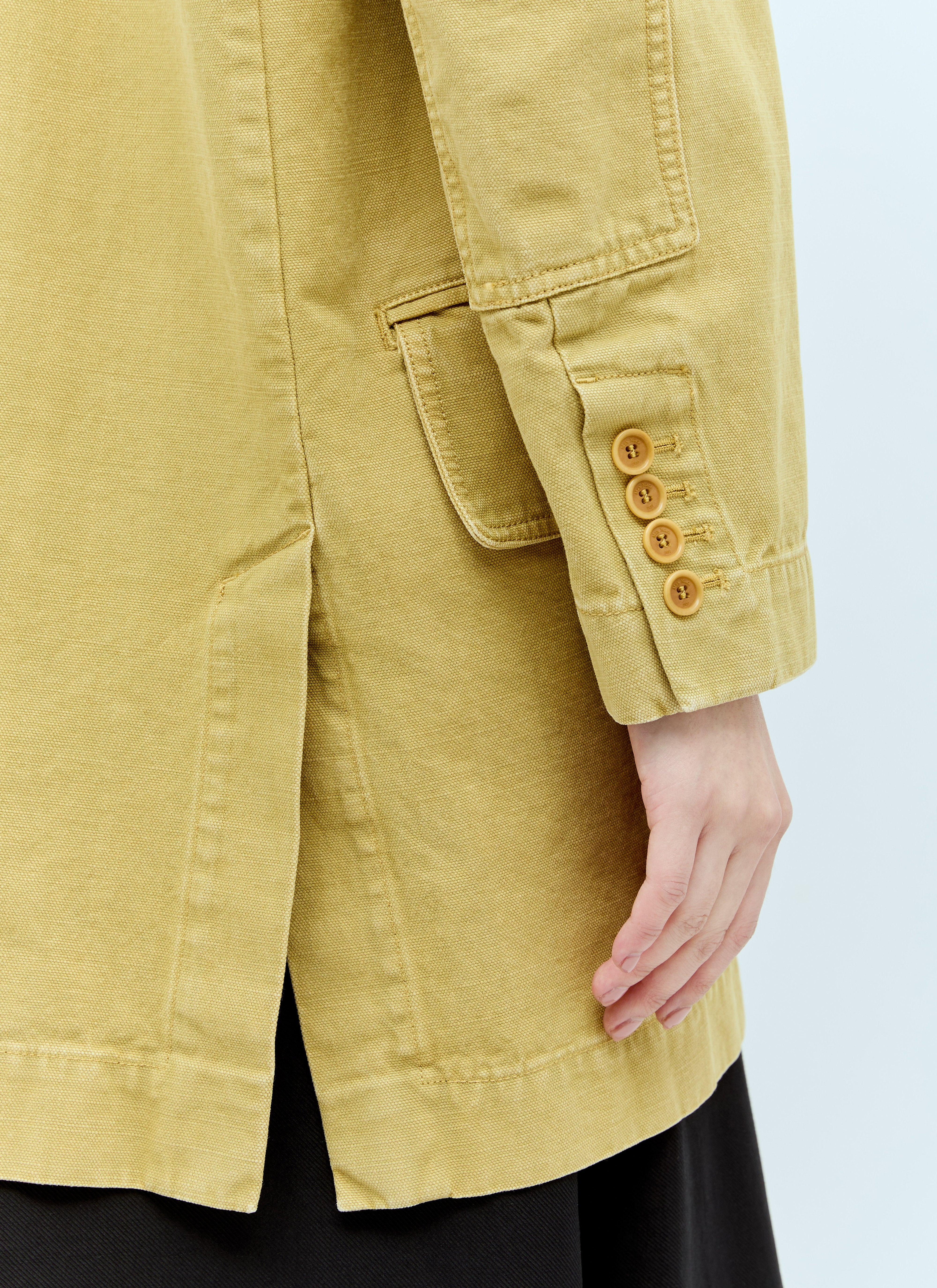Max Mara Women Oversized Canvas Blazer - 6