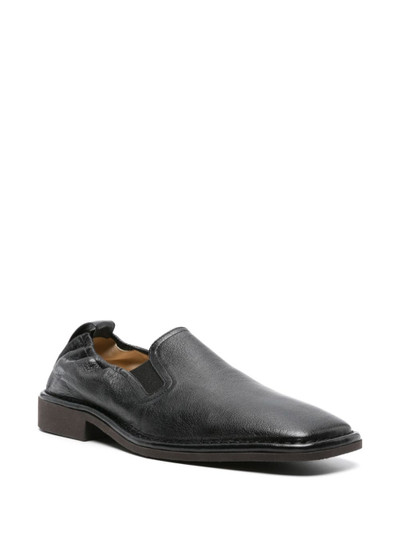 Lemaire leather slip-on loafers outlook
