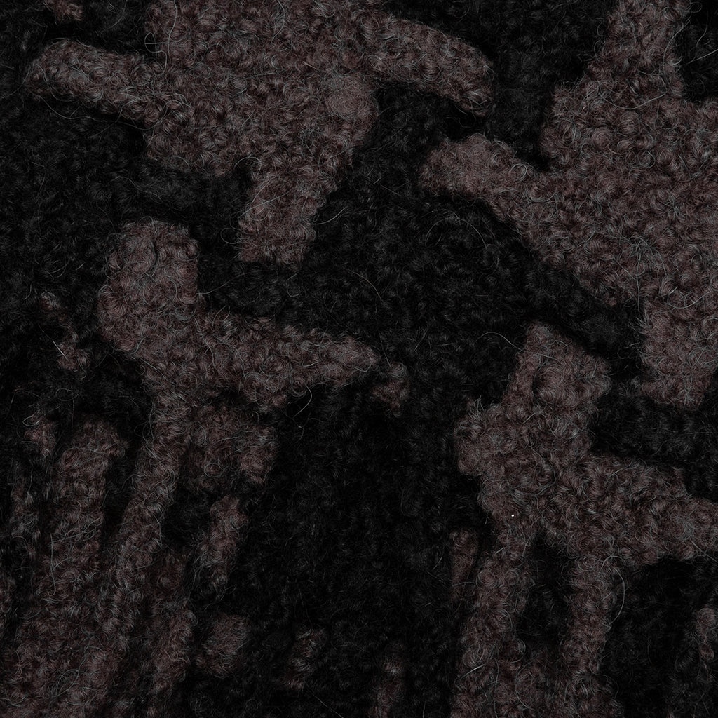 HOUNDSTOOTH SCARF - BLACK/GREY - 3