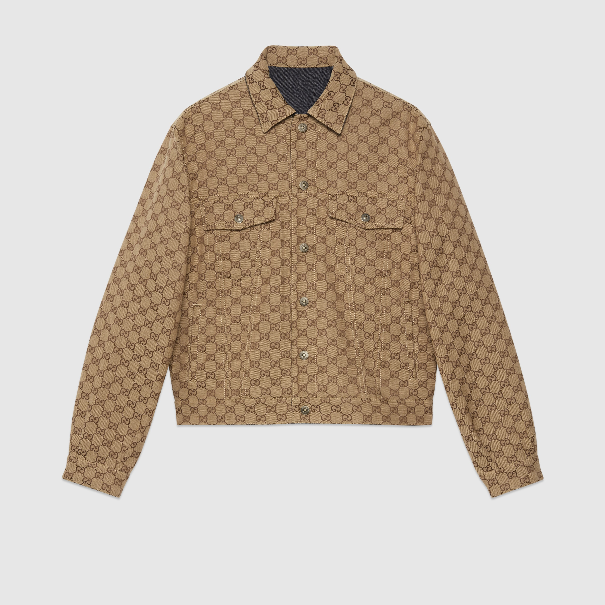 GG reversible denim jacket - 6