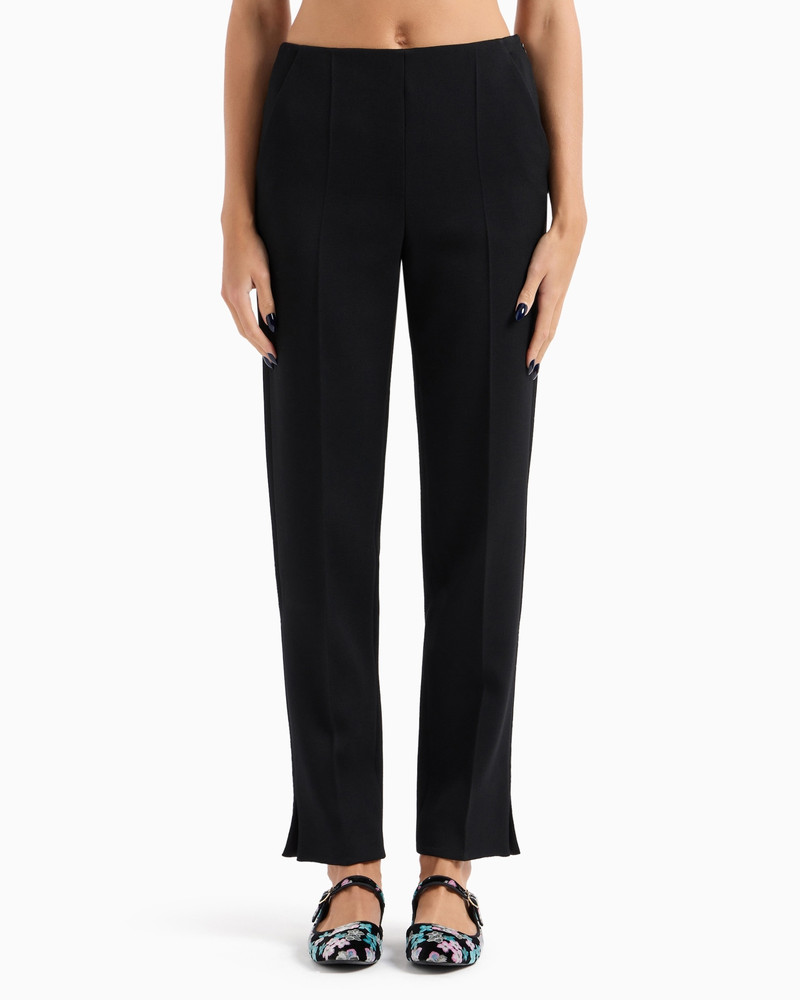 Straight trousers in stretch virgin wool 2