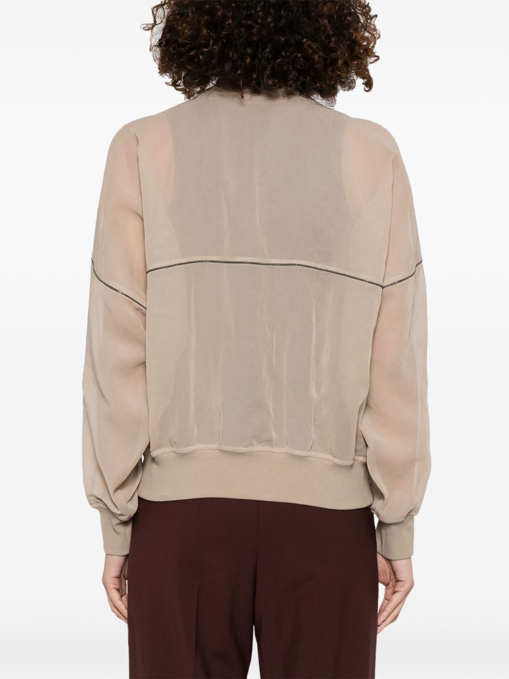 organza bomber jacket - 4