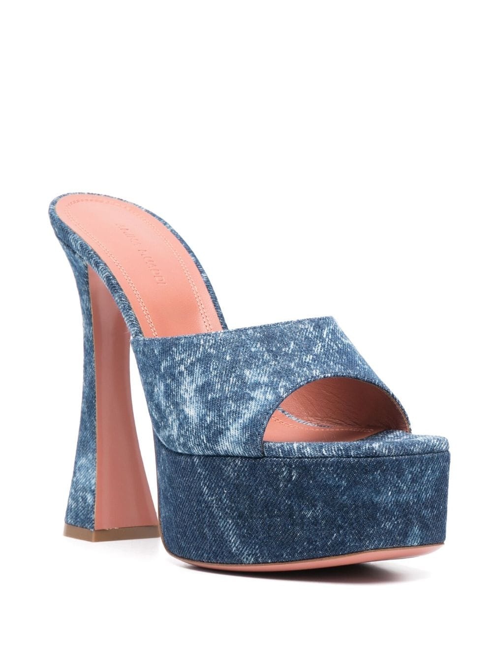 Dalida 140mm denim sandals - 2