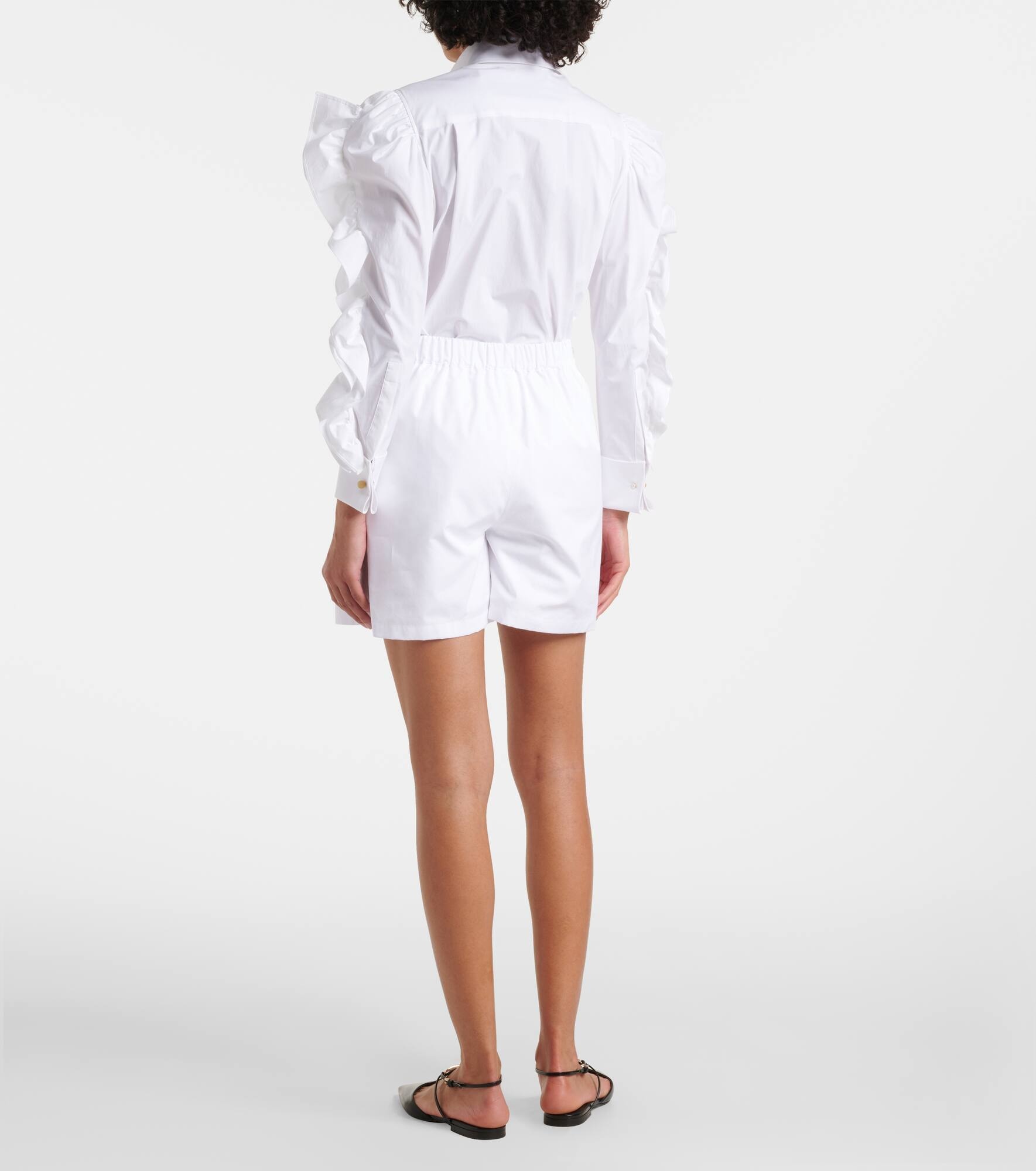 Antiope high-rise cotton shorts - 3
