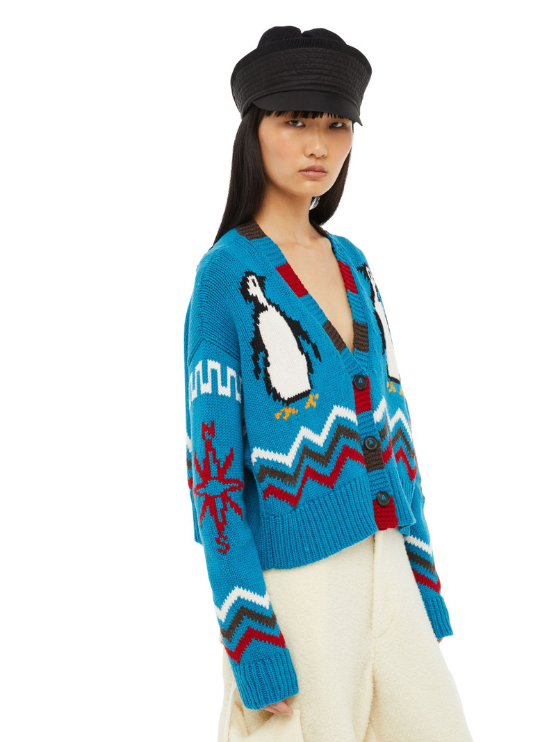 For The Love Of Penguins Crop Cardigan 7