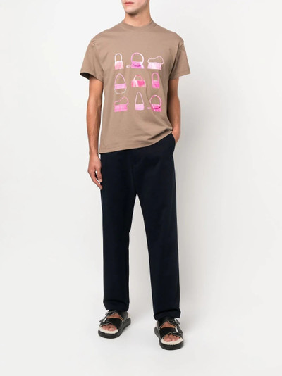 JACQUEMUS graphic-print short-sleeve T-shirt outlook