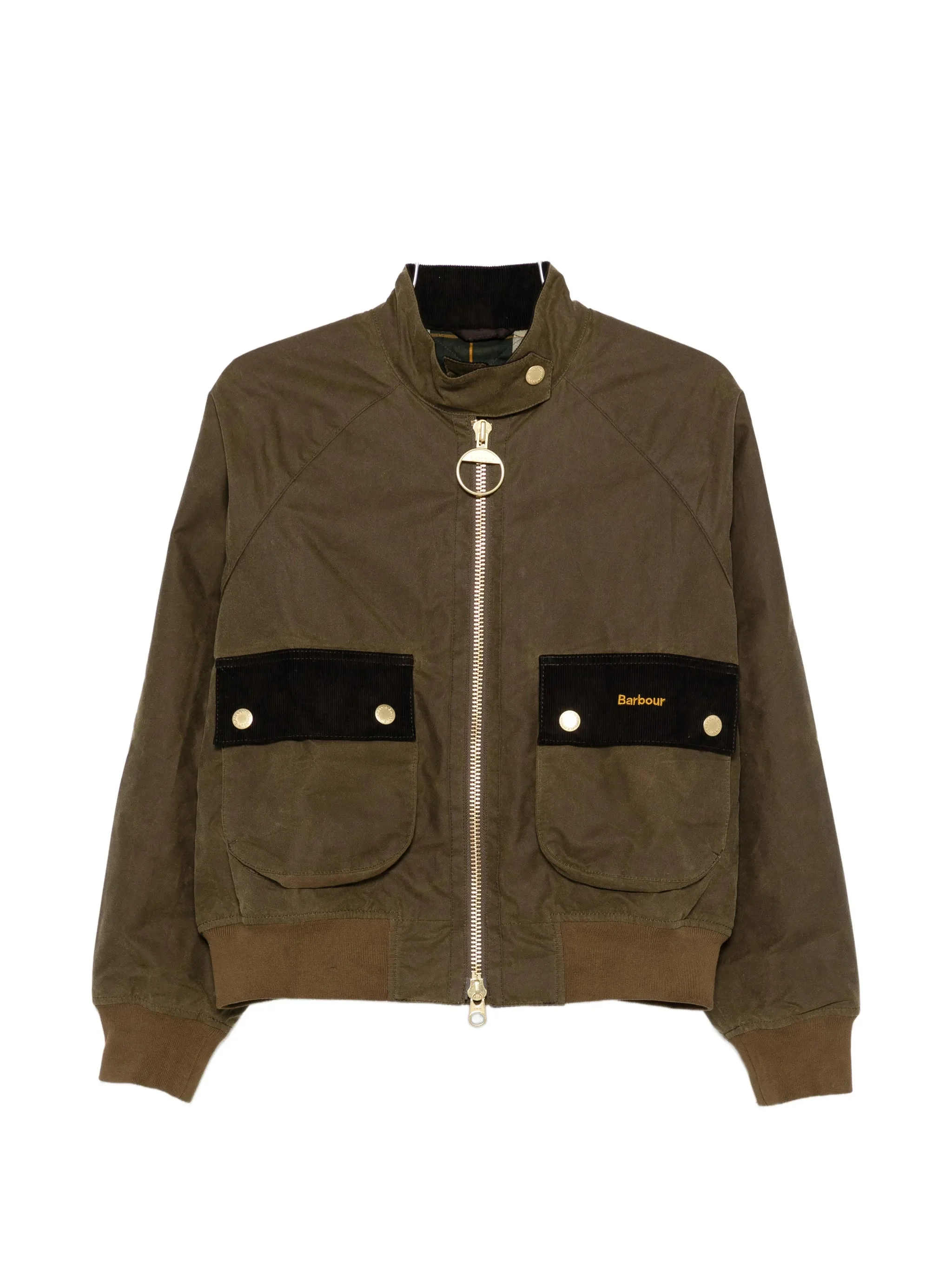 Barbour Corduroy-trim Zip-fastening Jacket - 1