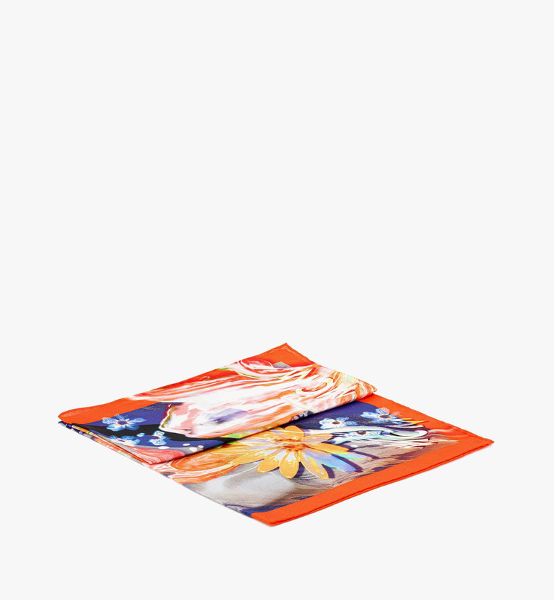 MCM Floral Print Bandana Scarf outlook