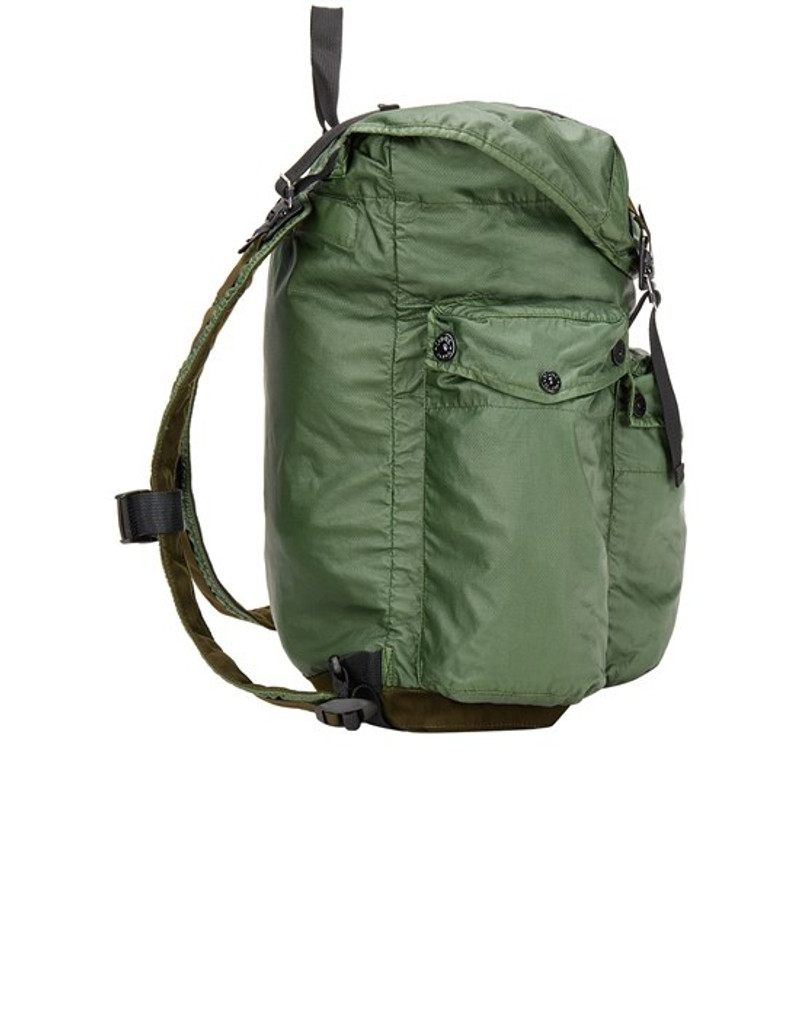 90370 MUSSOLA GOMMATA CANVAS_GARMENT DYED OLIVE GREEN 4