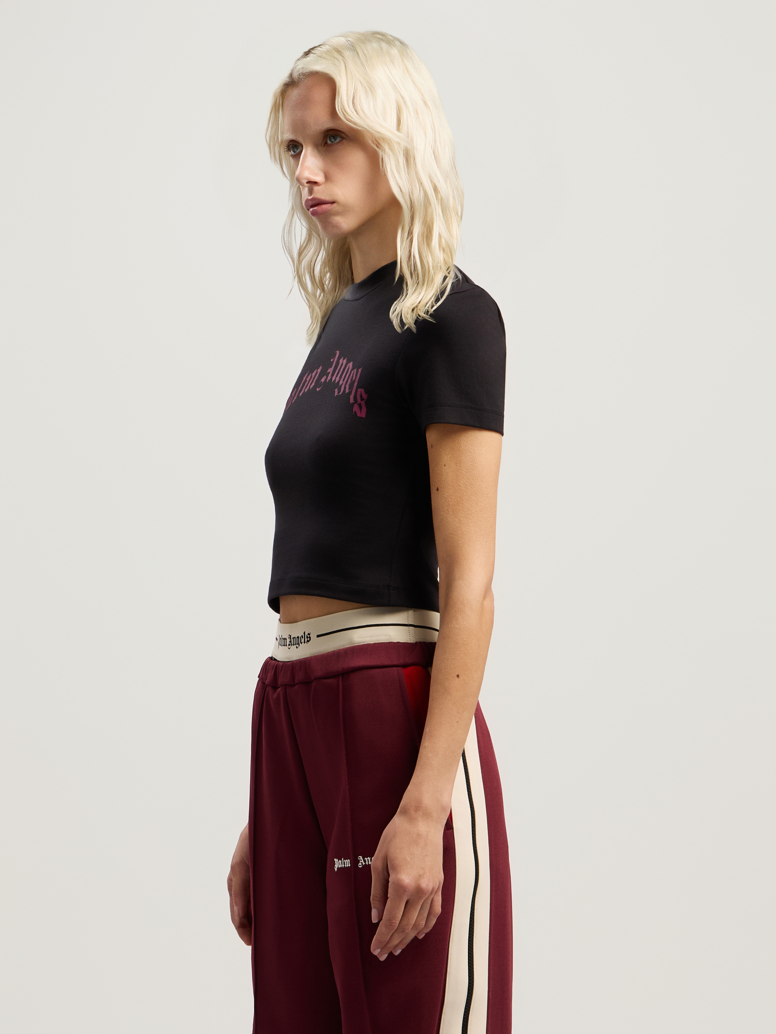 Curved Logo Baby Tee - 3