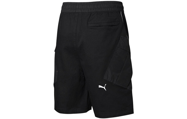 PUMA x Attempt Shorts 'Black White' 598196-01 - 2