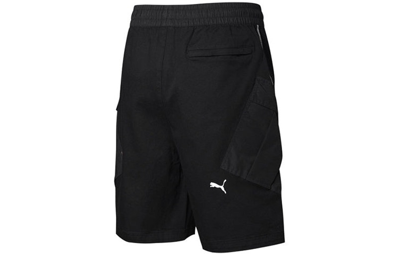 PUMA PUMA x Attempt Shorts 'Black White' 598196-01 outlook