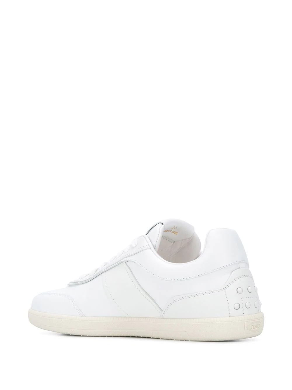 panelled low-top sneakers - 3