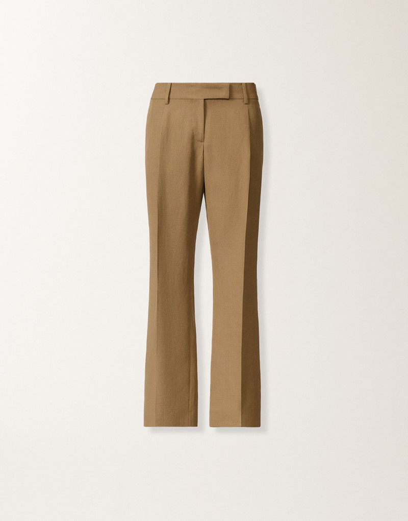 Fluid linen and viscose pants 1