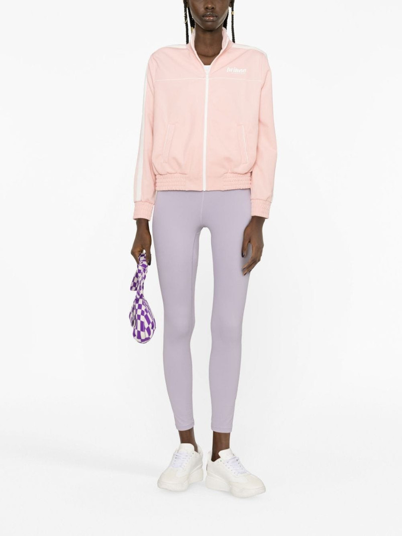 Sporty & Rich logo-embroidered zip-up jacket outlook