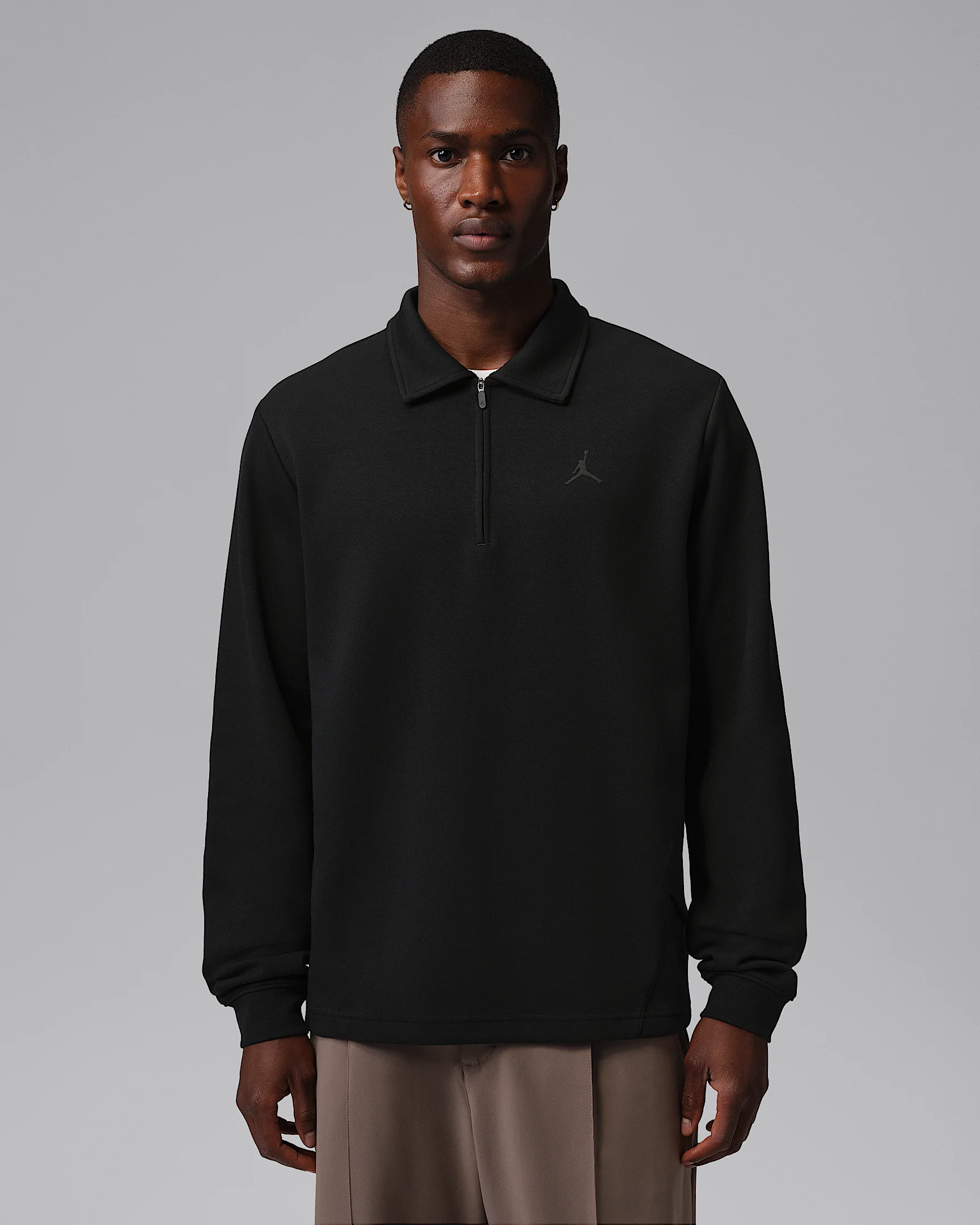 Jordan Men's 1/2-Zip Collared Long-Sleeve Golf Top - 1