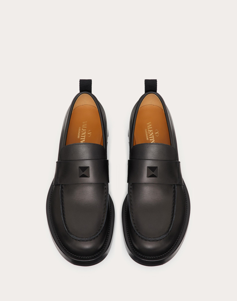ROMAN STUD CALFSKIN LOAFER 4