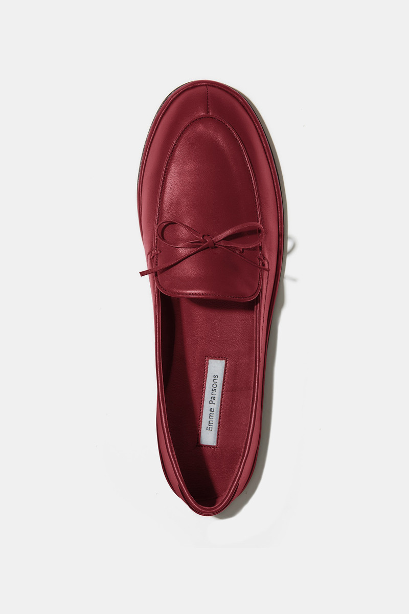 Emme Parsons PARKER MOCCASIN IN CARMEN RED NAPPA — EXCLUSIVE outlook