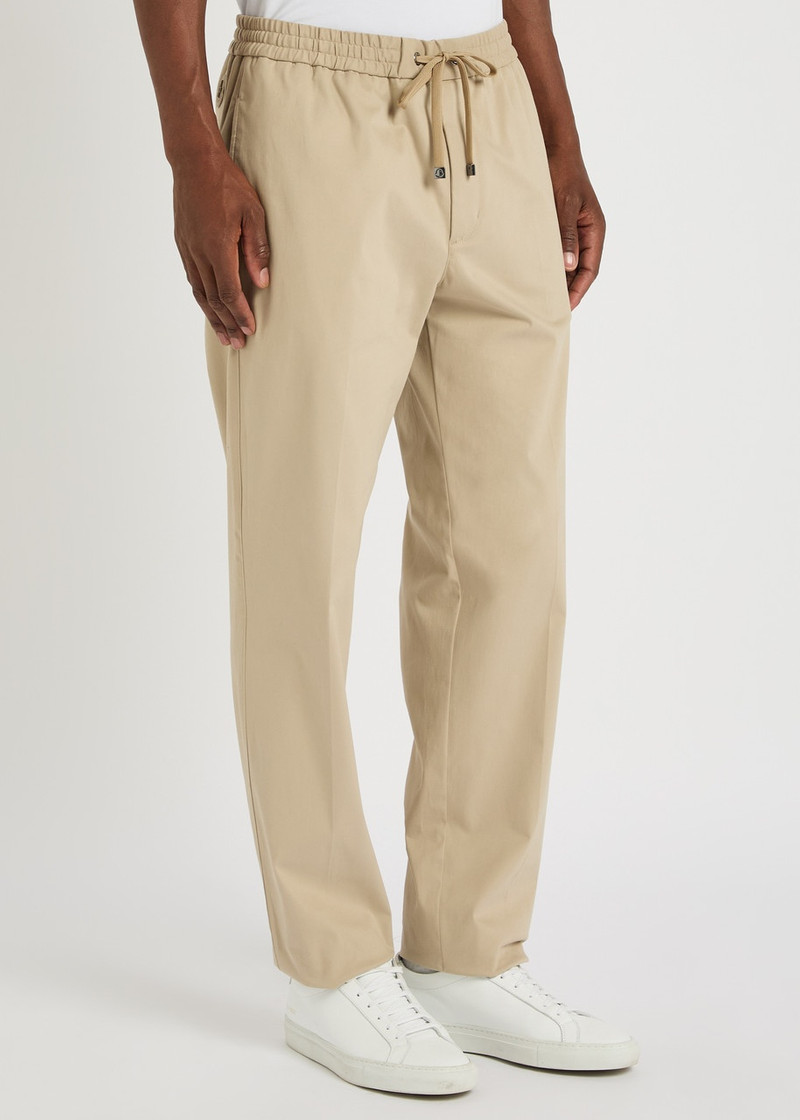 Moncler Moncler Stretch-cotton Sweat Trousers outlook