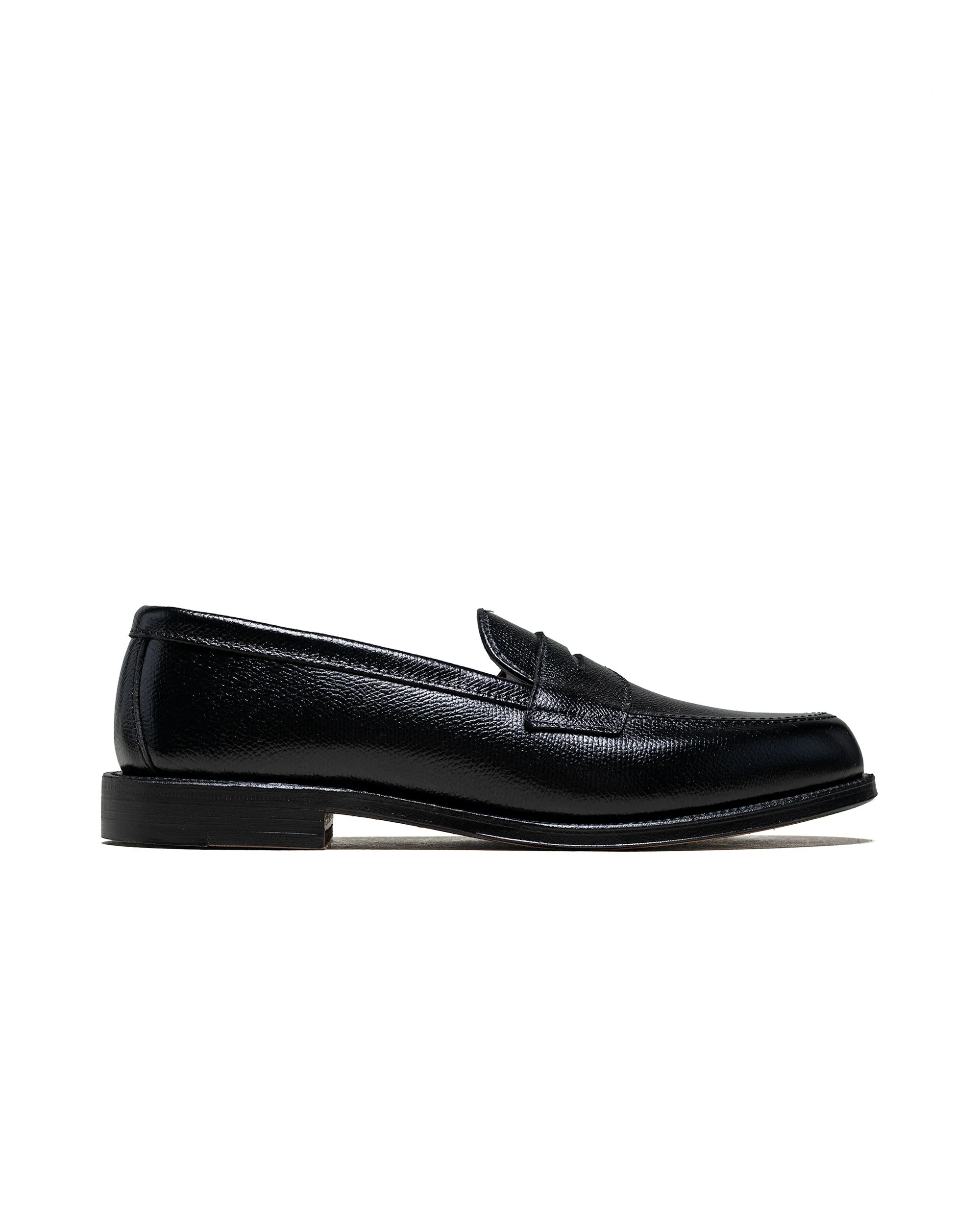 Penny Loafer Black Alpine Grain 67199 - 1