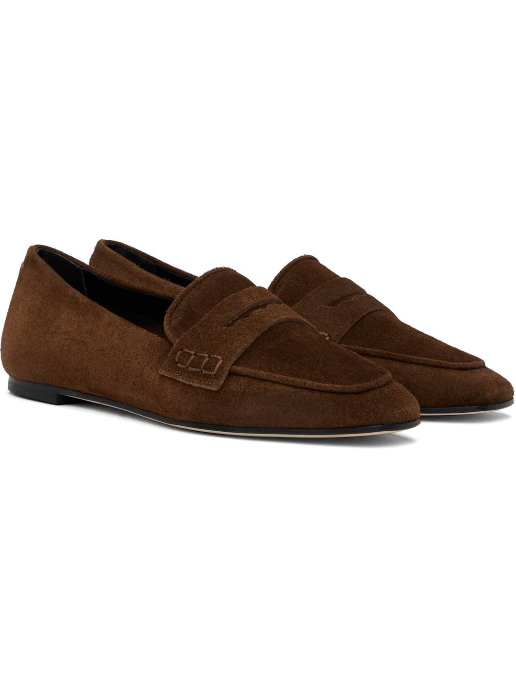Brown Alfie Suede Loafers - 4