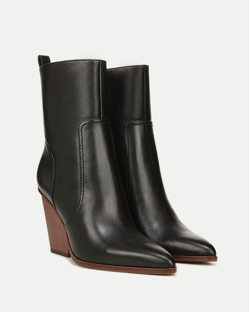 LOGAN LEATHER BOOTIE - 7