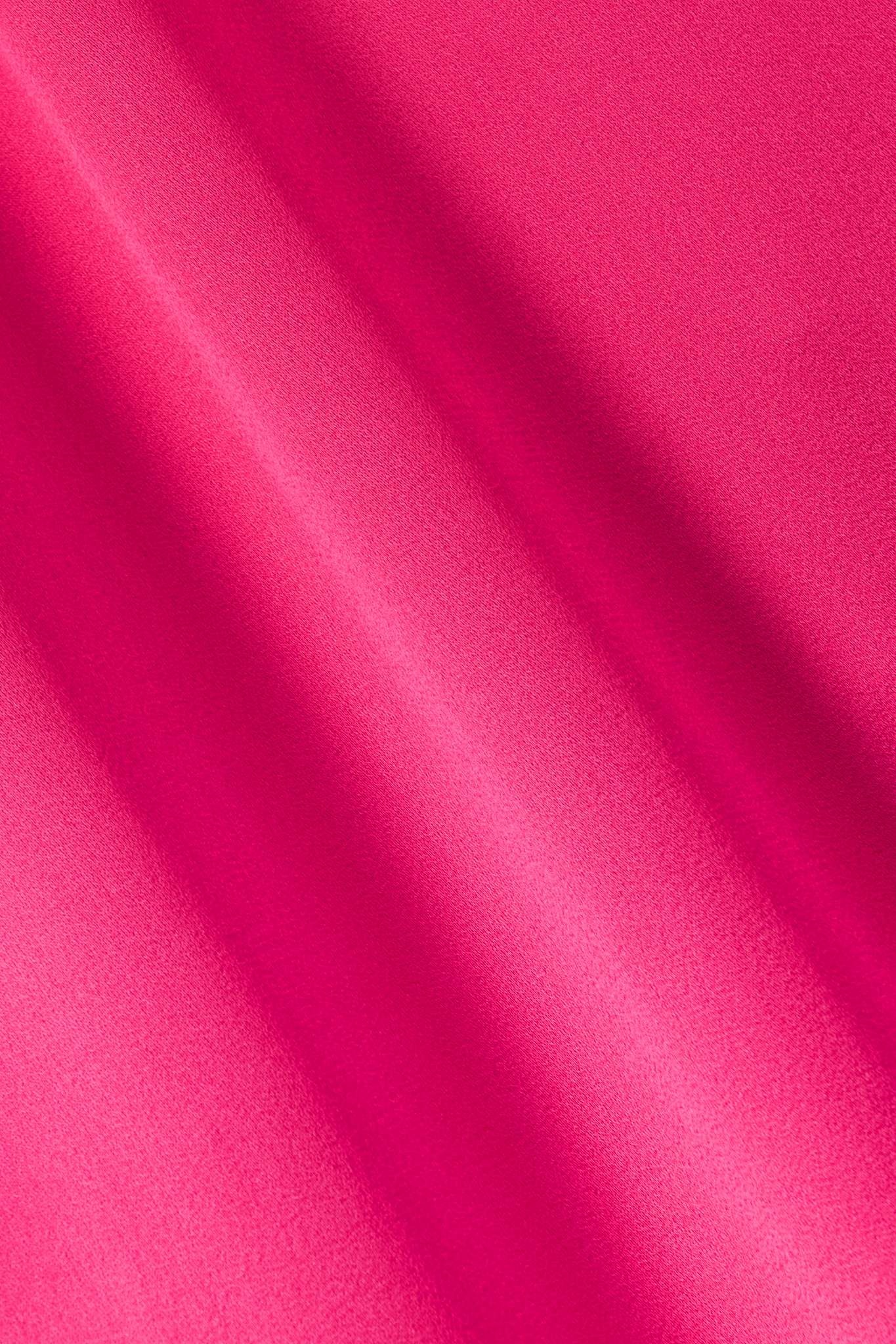 Draped open-back satin maxi dress - 4