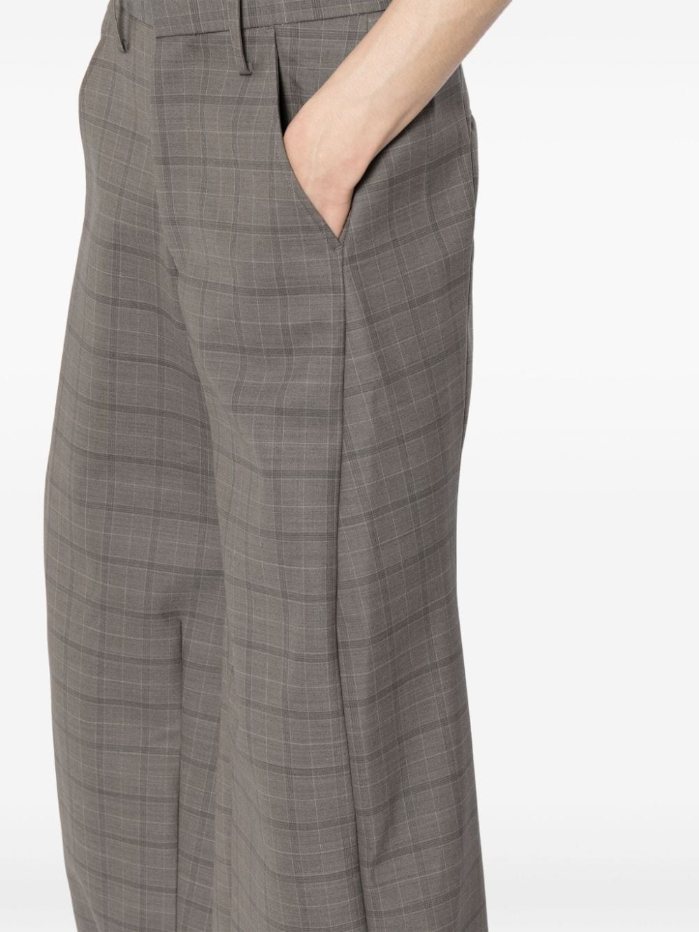 Robot wide-leg wool trousers - 5