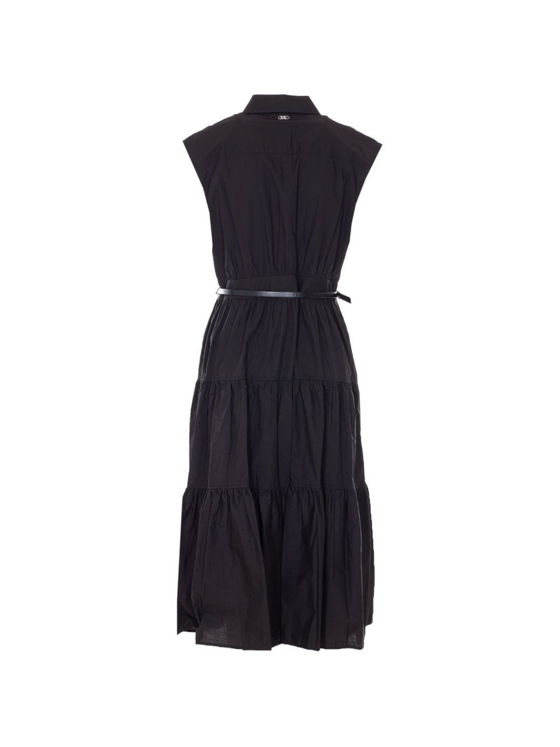 MICHAEL KORS shirt-collar midi dress outlook