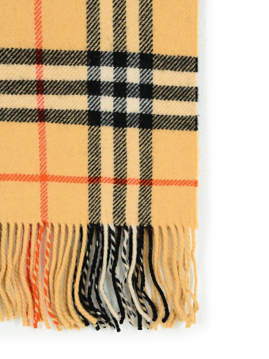 Burberry 'Check' Beige Cashmere Blend Blanket - 3