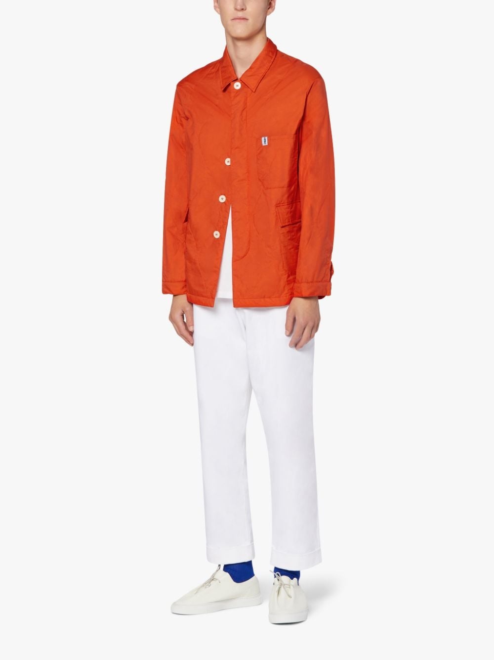 CHORE ORANGE NYLON QUILTED JACKET | GQM-215 - 4