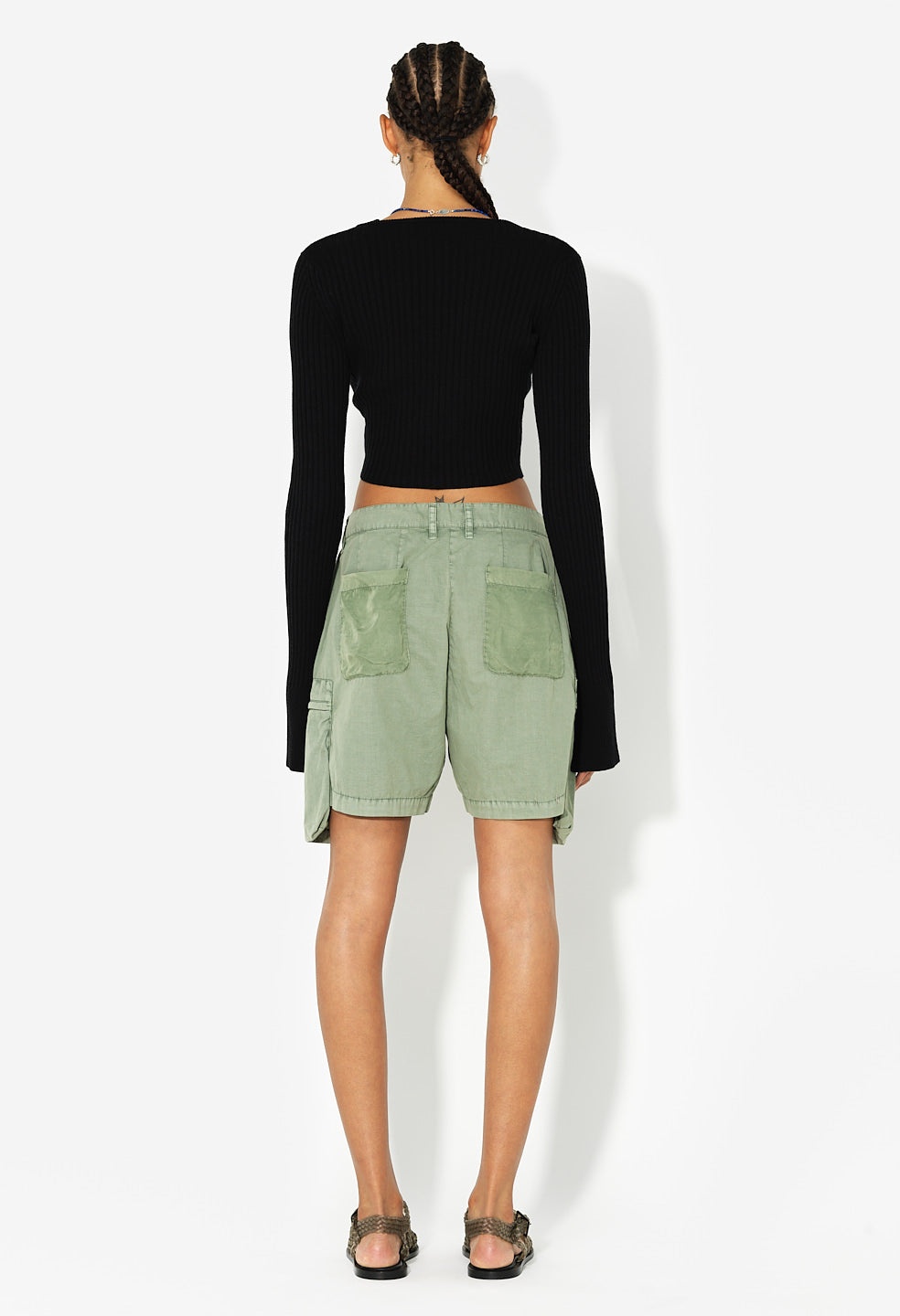 PANELED UTILITY SHORT - 4