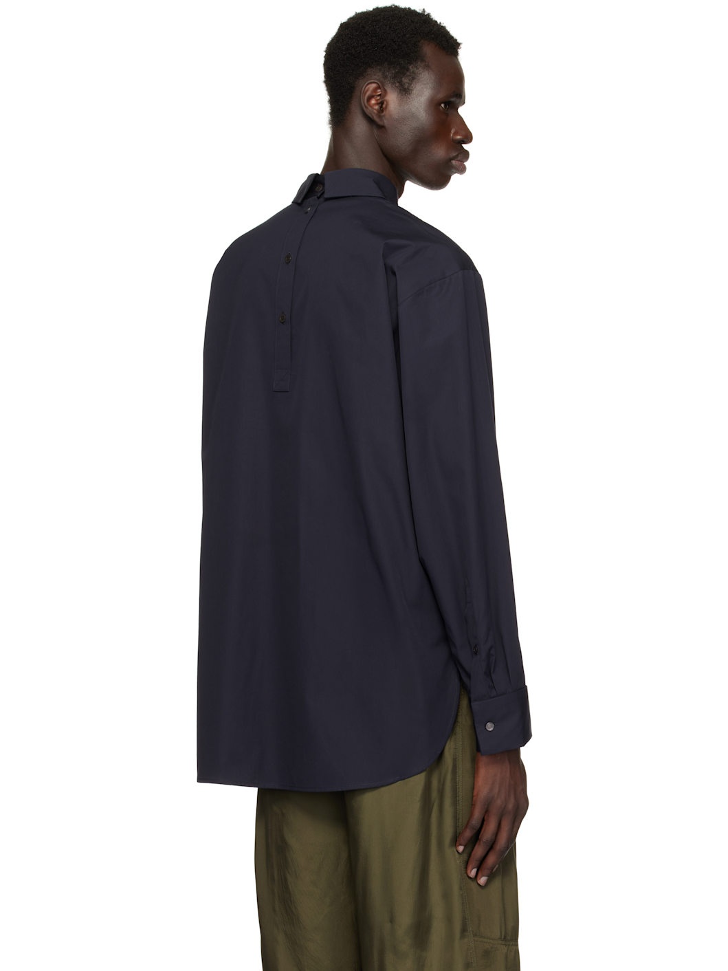 Navy Turtleneck Shirt - 3